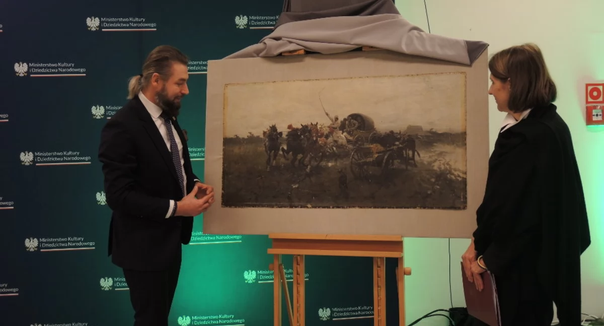 Sztuka, Muzeum Śląskiego wrócił zrabowany czasie wojny cenny obraz - zdjęcie, fotografia