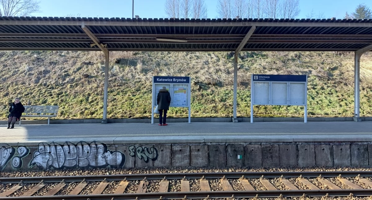 Z przystanku Katowice Brynów korzystało bardzo niewiele osób.