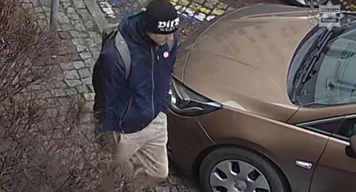 Komunikaty Policji, Napad centrum Katowic Sprawca ukradł bardzo drogi zegarek - zdjęcie, fotografia