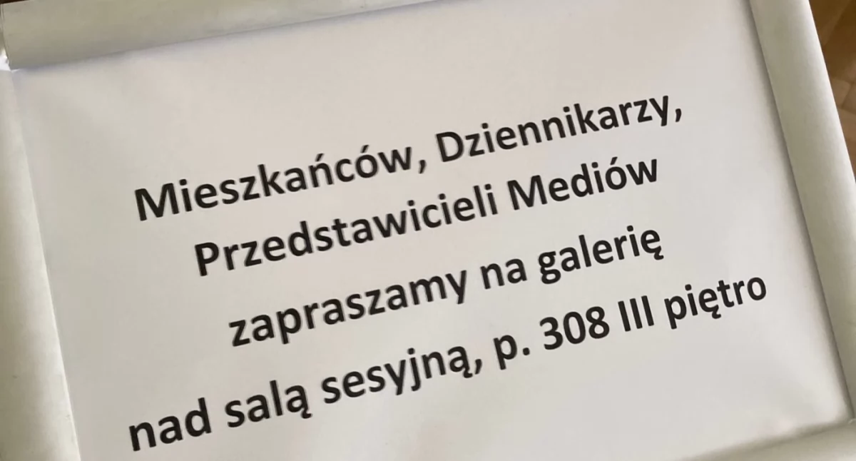 Rada Miasta, Mieszkańcy dziennikarze odsunięci miasta - zdjęcie, fotografia
