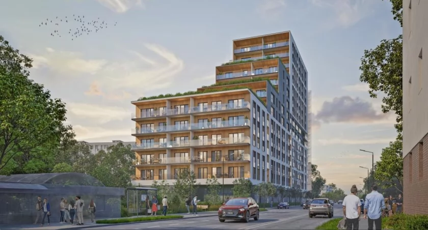 Wizualizacja inwestycji Katowicka Residence, źródło: Resi Capital.