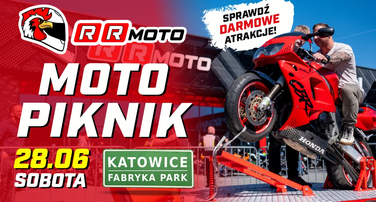 Artykuł sponsorowany, Kolejna edycja Motopikniku RRmoto Katowicach czerwca - zdjęcie, fotografia