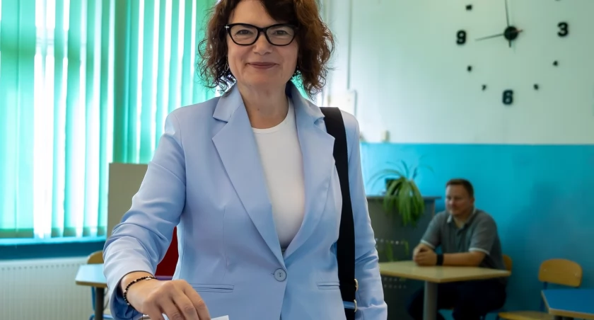 Ewa Weber wygrała pierwszą turę wyborów prezydenckich w Zabrzu. Zdjęcie: https://www.facebook.com/EwaWeberZabrze.