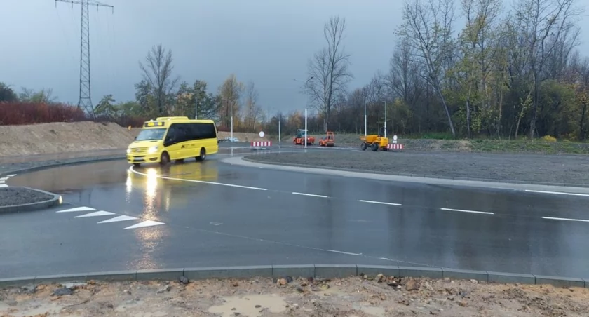 Rondo na ul. Bocheńskiego w Katowicach.