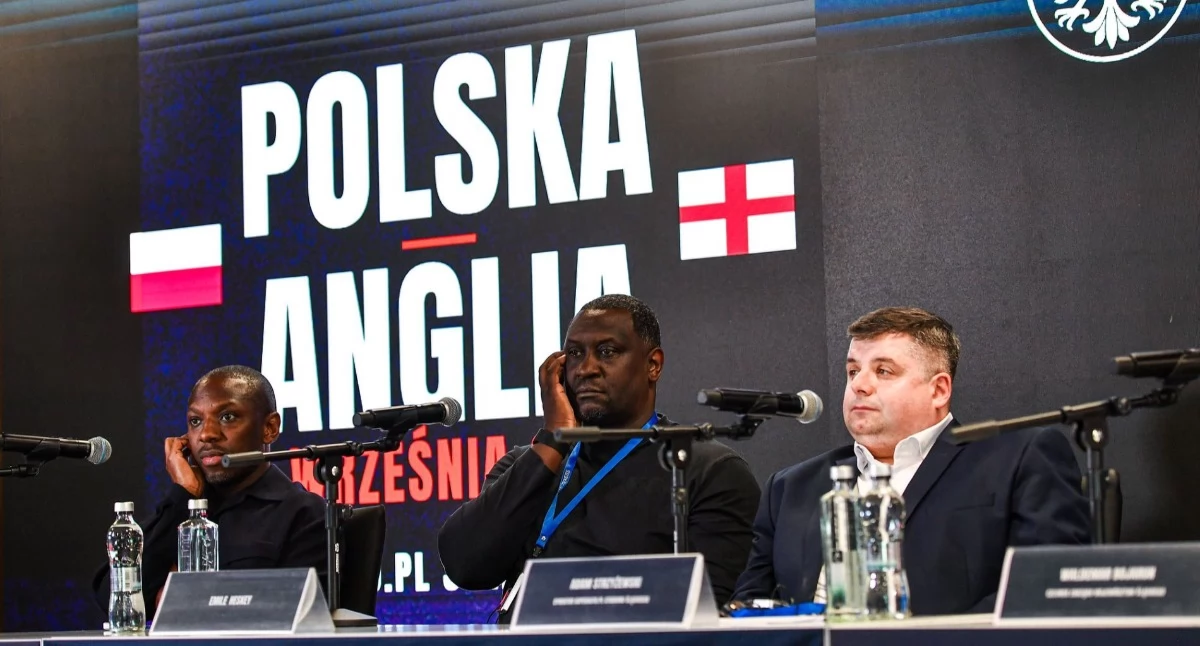 W składzie reprezentacji Anglii zagrają m.in. Shaun Wright-Phillips (pierwszy z lewej) i Emile Heskey. Fot. materiały prasowe.