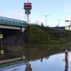 Zalany wiadukt na S86 (al. Roździeńskiego), fot. GDDKiA Katowice