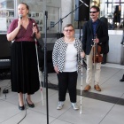 Flashmob niewidomych na dworcu (1)