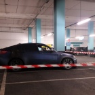 Spalone BMW na parkingu CH 3 Stawy (3)