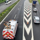 Wypadek ciężarówki na A4, fot. KM PSP w Katowicach (3)
