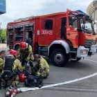 Ćwiczenia straży pożarnej w Katowicach, fot. KM PSP Katowice (4)
