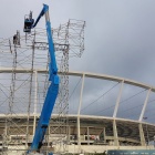 Budowa sceny na Sylwestra przy Stadionie Śląskim (2)