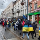 Manifestacja Ukraińców w Katowicach (9)
