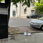 Butelkowy protest w sprawie strefy płatnego parkowania w Katowicach (3)