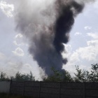 Pożar przy ul. Woźniaka (6)