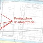 Lokalizacja miejsc parkingowych w podcieniach stadionu (źródło: KISA).