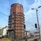 Po kilku miesiącach rusztowanie znika z wieży.