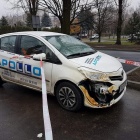 Pożar samochodów na os. Paderewskiego (4)