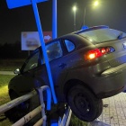 Wypadek nad DTŚ w Rudzie Śląskie (1)
