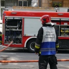 Pożar kamienicy przy ul. Damrota (2)