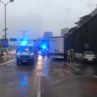 Wypadek ciężarówki w tunelu (4)