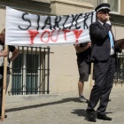 Protest pracowników Kolei Śląskich (6)