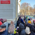 Kolejki Ukraińców po pesel w Katowicach (1)