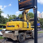 Wymiana nawierzchni na przystanku Mikołowska AWF (2)