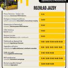 Rozkład jazdy dnia otwartego w PKM Katowice.