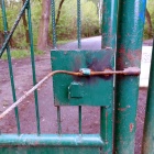 Zamknięte wejście do Parku Śląskiego (1)