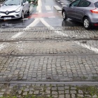 Tramwaj, ul. Chorzowska, tory, Dąb (4)