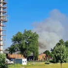 Pożar hali w Chorzowie (2)
