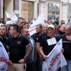 Protest pracowników MPGK przed urzędem miasta (7)