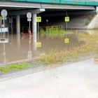 Zalany wiadukt na S86 (al. Roździeńskiego), fot. GDDKiA Katowice