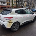 Pożar samochodów na os. Paderewskiego (2)