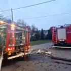 Akcja gaśnicza w sklepie Eltro, fot. OSP Dąbrówka Mała (1)