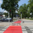Droga rowerowa ul. Zlota Katowice