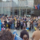 Manifestacja Ukraińców w drugą rocznicę wybuchu wojny (3)