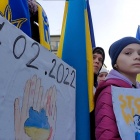Manifestacja Ukraińców w drugą rocznicę wybuchu wojny (6)