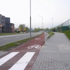 Droga rowerowa wzdłuż ul. Stęślickiego (2)