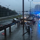 Wypadek ciężarówki w tunelu (2)