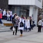 Protest studentów medycyny na Rynku (1)