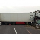 Wypadek ciężarówek na A4 (2)