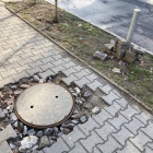 Nieporządek w śródmieściu Katowic. Zdjęcie z 12.02.2023 (10)
