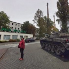 Czołg przed kopalnią Wujek (1)