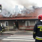 Pożar domu przy ul. Bielskiej (2)