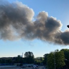 Pożar hali w Chorzowie (2)
