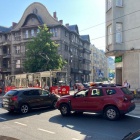 Zderzenie tramwaju nr 14 z samochodem (5)