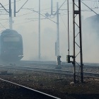 Pożar trawy obok dworca (9)