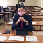 Krzysztof Pieczyński w maseczce