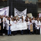 Protest studentów medycyny na Rynku (2)